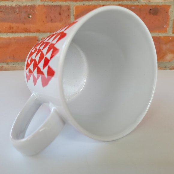 Starbucks Coffee Mug 2016 Christmas Holiday White with Red Christmas Trees - Picture 7 of 8